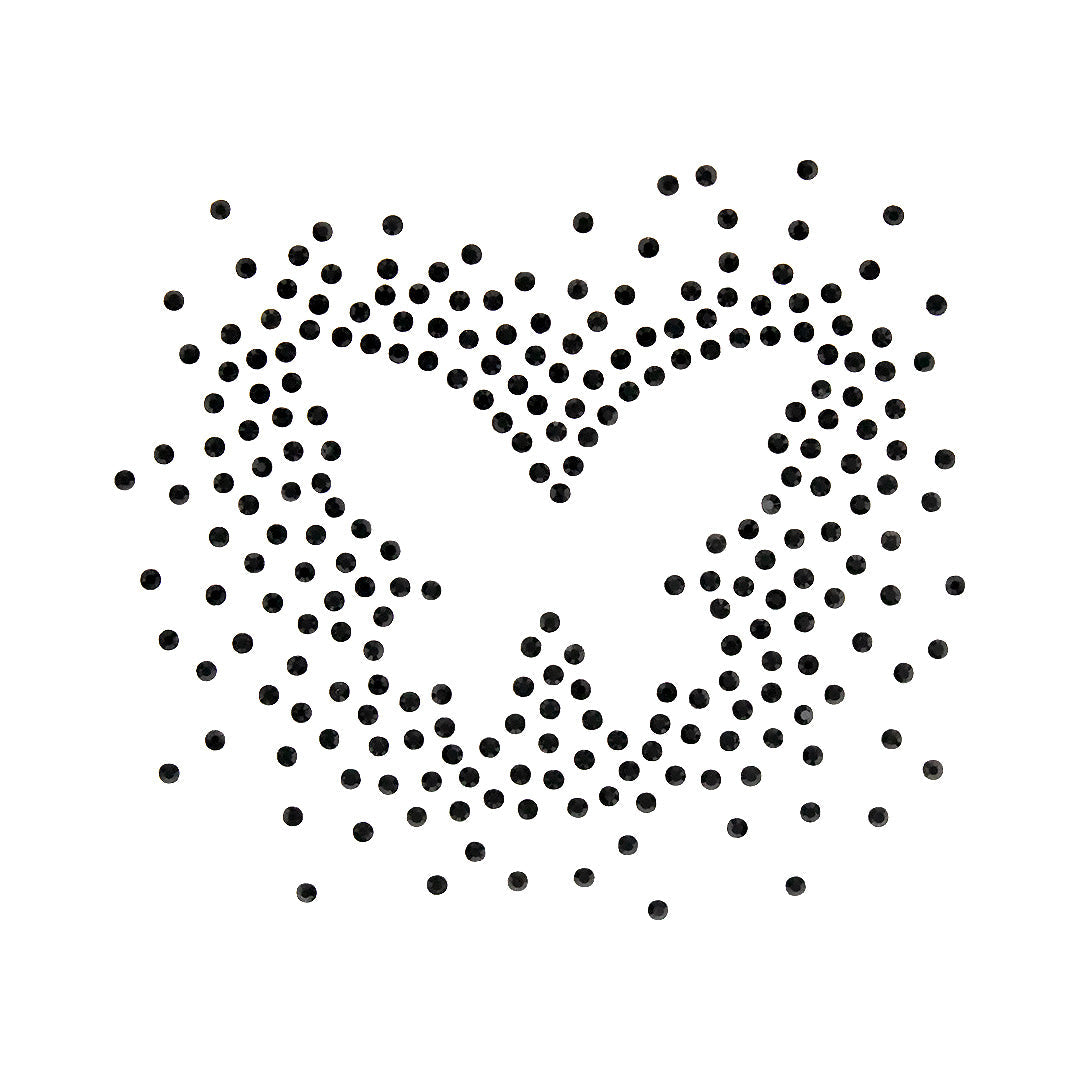 Aplique Mariposa Negra Strass BY DELUXE Chile