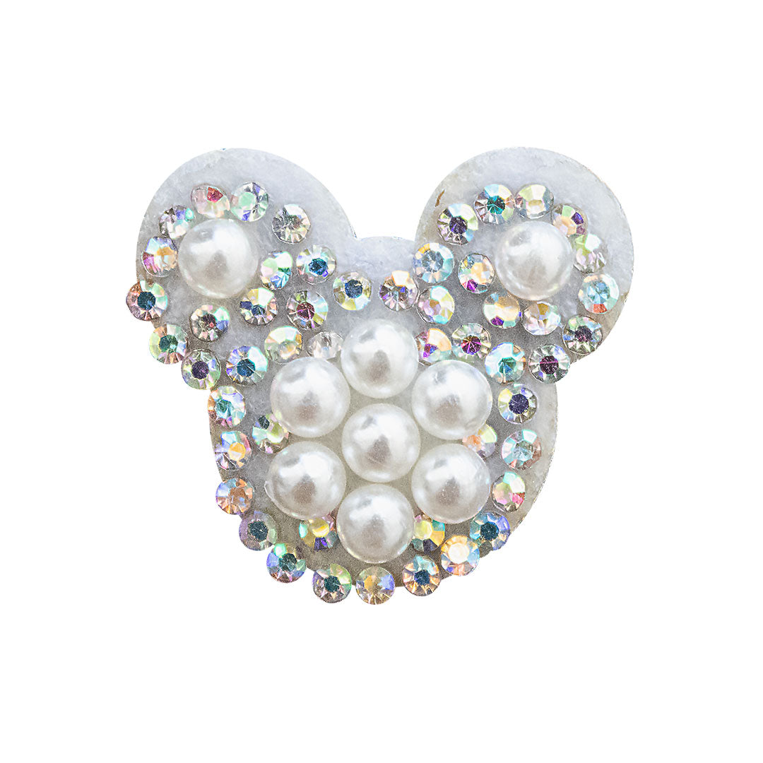 20 Unidades Decoración Mouse Blanco Perlas Brillantes BY DELUXE Chile