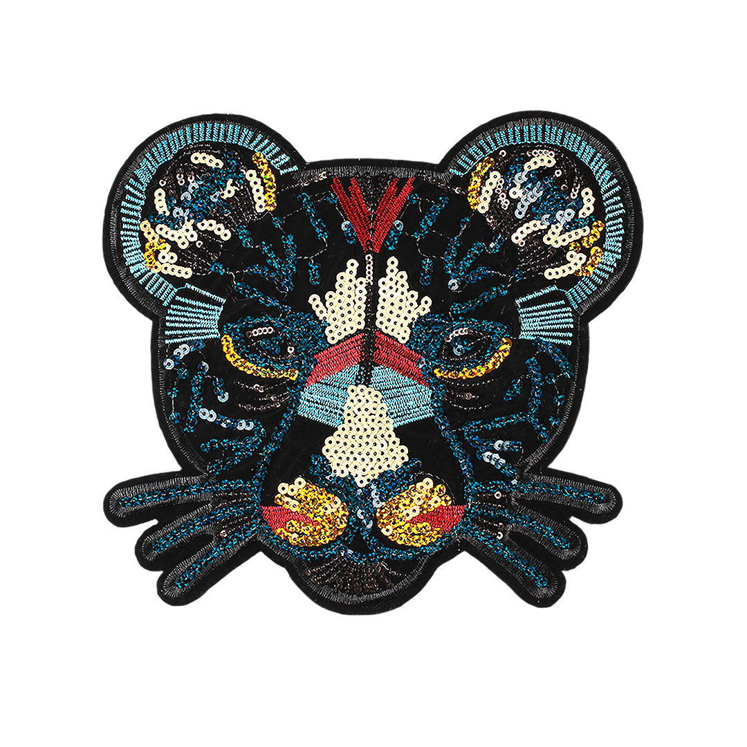 Parche Pantera Negra Lentejuelas BY DELUXE Chile