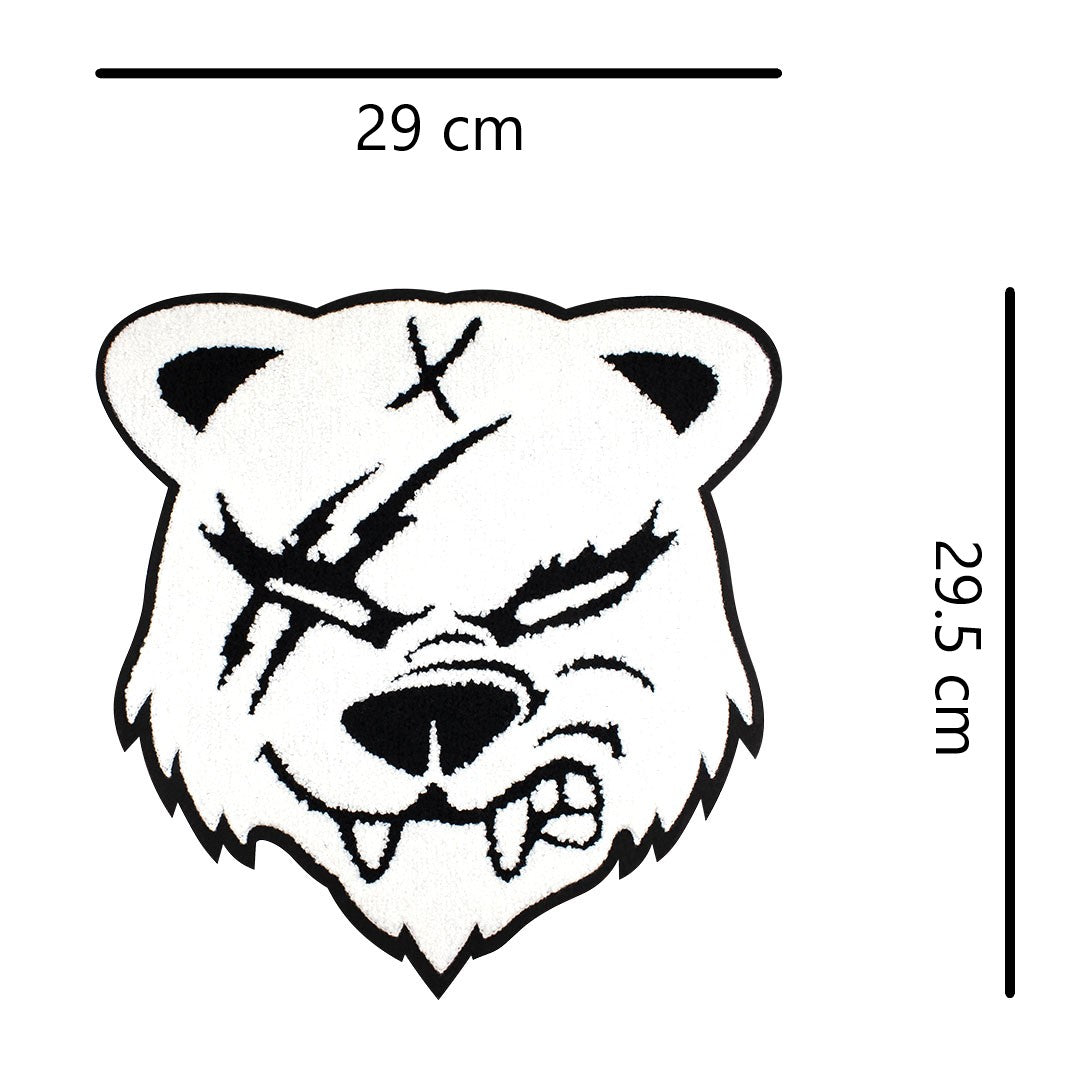 Parche Perro Blanco Chenille BY DELUXE Chile