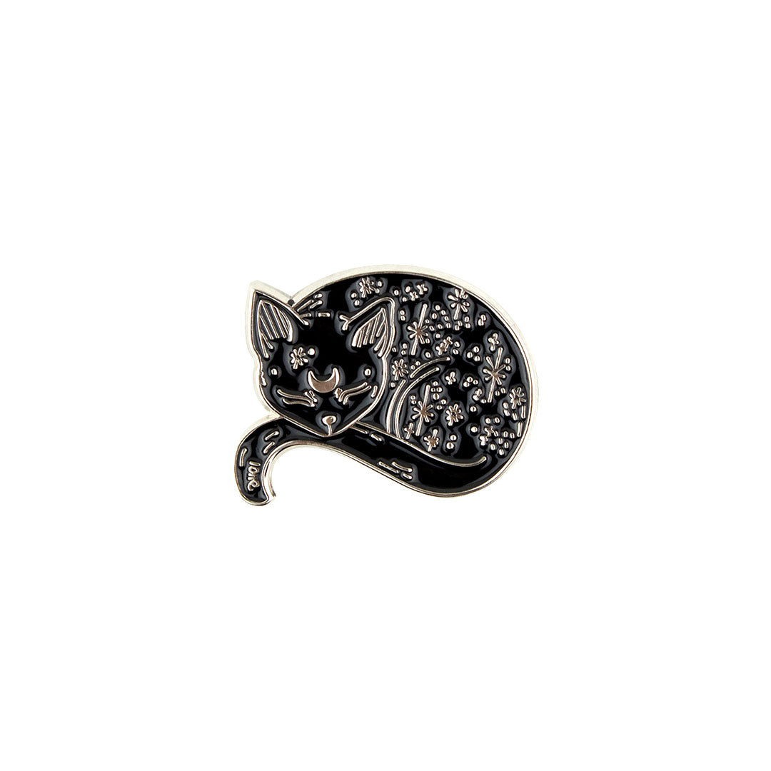 Pin Gato Negro Dormido BY DELUXE Chile