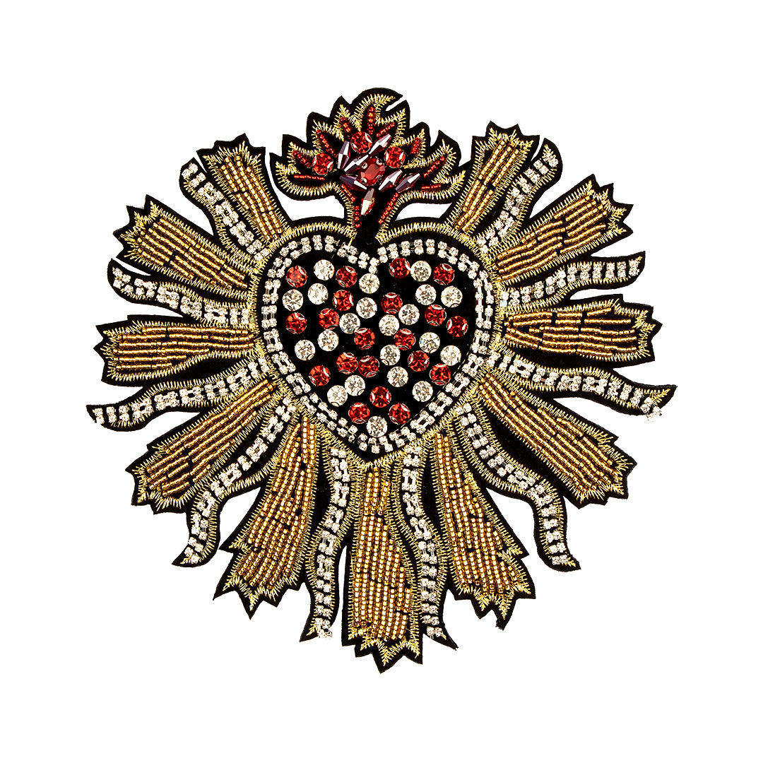 Milagrito Mexicano Bordado Piedras Brillantes BY DELUXE Chile