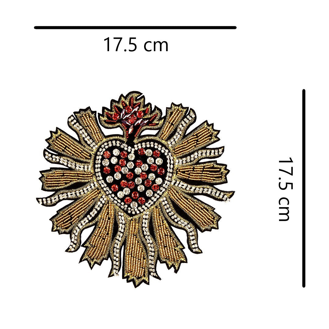 Milagrito Mexicano Bordado Piedras Brillantes BY DELUXE Chile