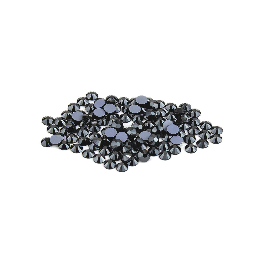 500 Unidades Cristal Strass Hotfix Negro BY DELUXE Chile