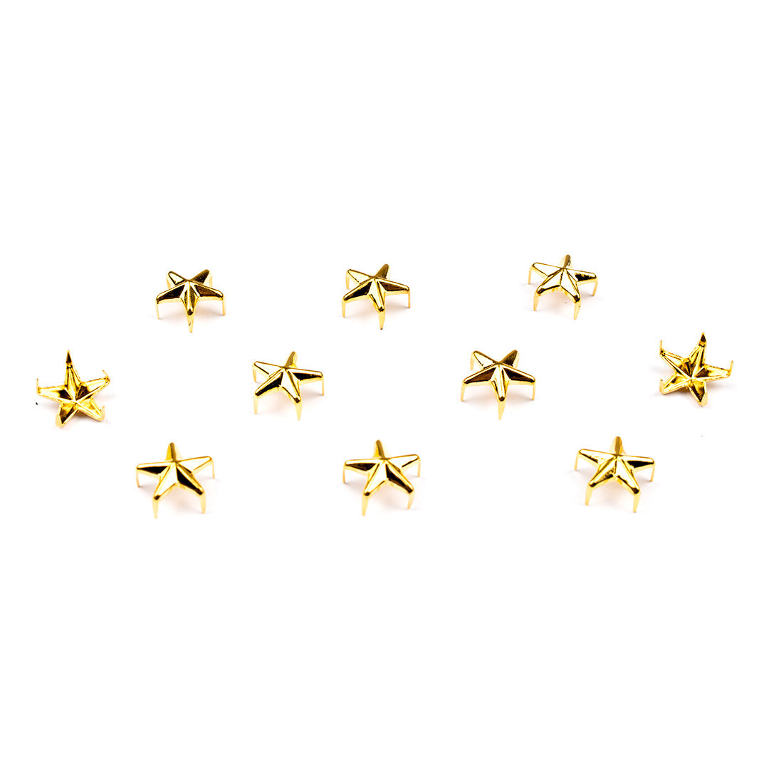 100 Unidades Tacha Dorada Estrella BY DELUXE Chile