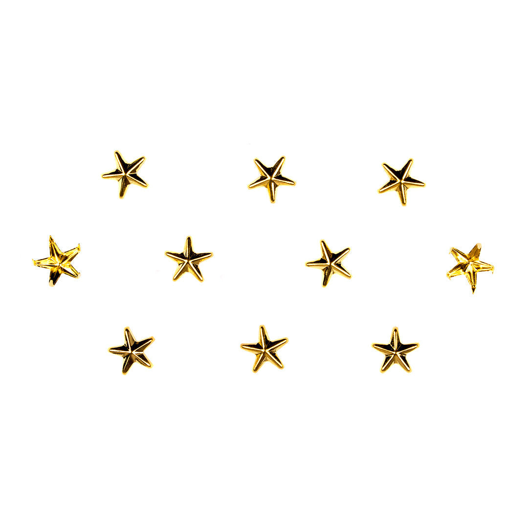 100 Unidades Tacha Dorada Estrella BY DELUXE Chile