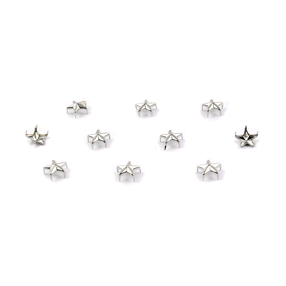 100 Unidades Tacha Plateada Estrella BY DELUXE Chile