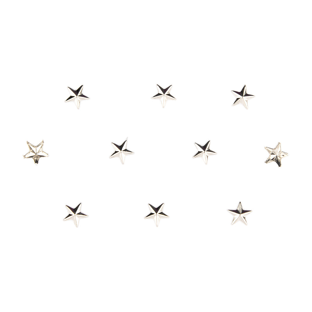 100 Unidades Tacha Plateada Estrella BY DELUXE Chile