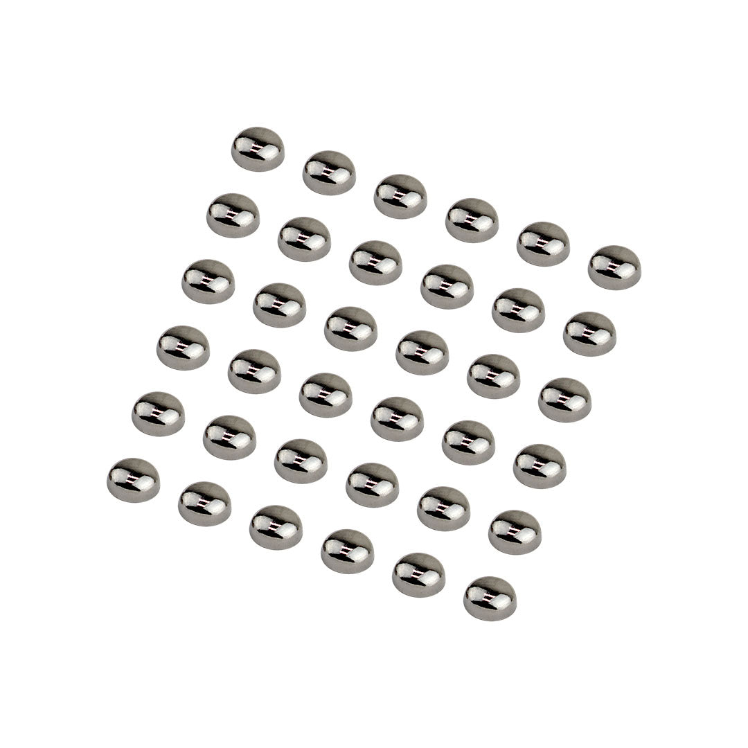 100 Unidades Tacha Plomo Redonda Hotfix BY DELUXE Chile