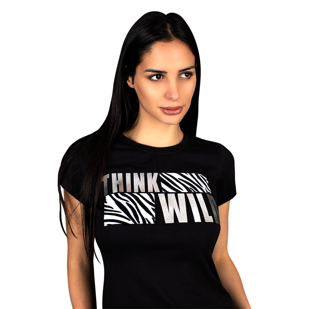 Parche Think Wild Plateado Animal Print Felpa BY DELUXE Chile