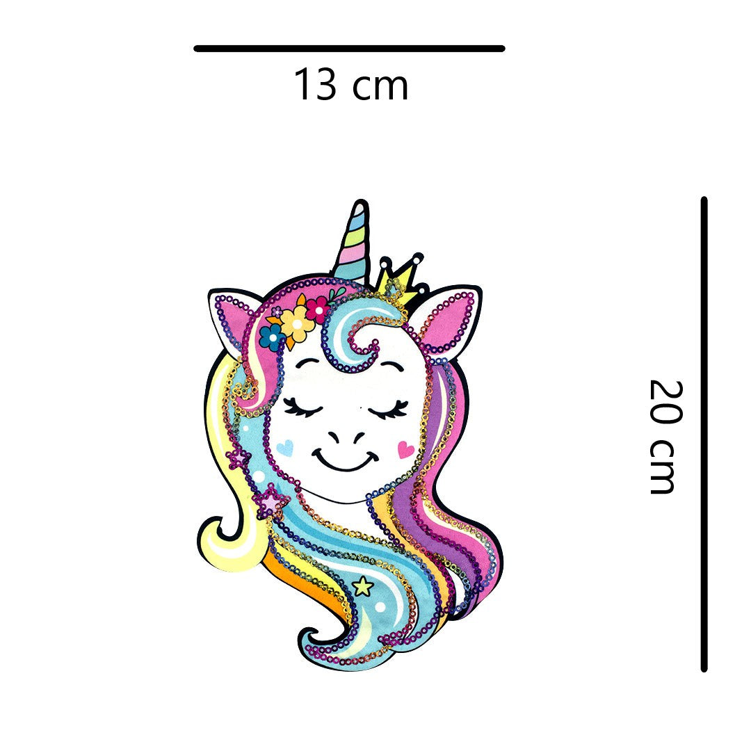 Parche Unicornio Lentejuelas BY DELUXE Chile