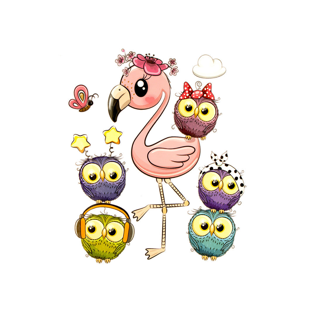 Aplique en Vinilo Flamingo BY DELUXE Chile