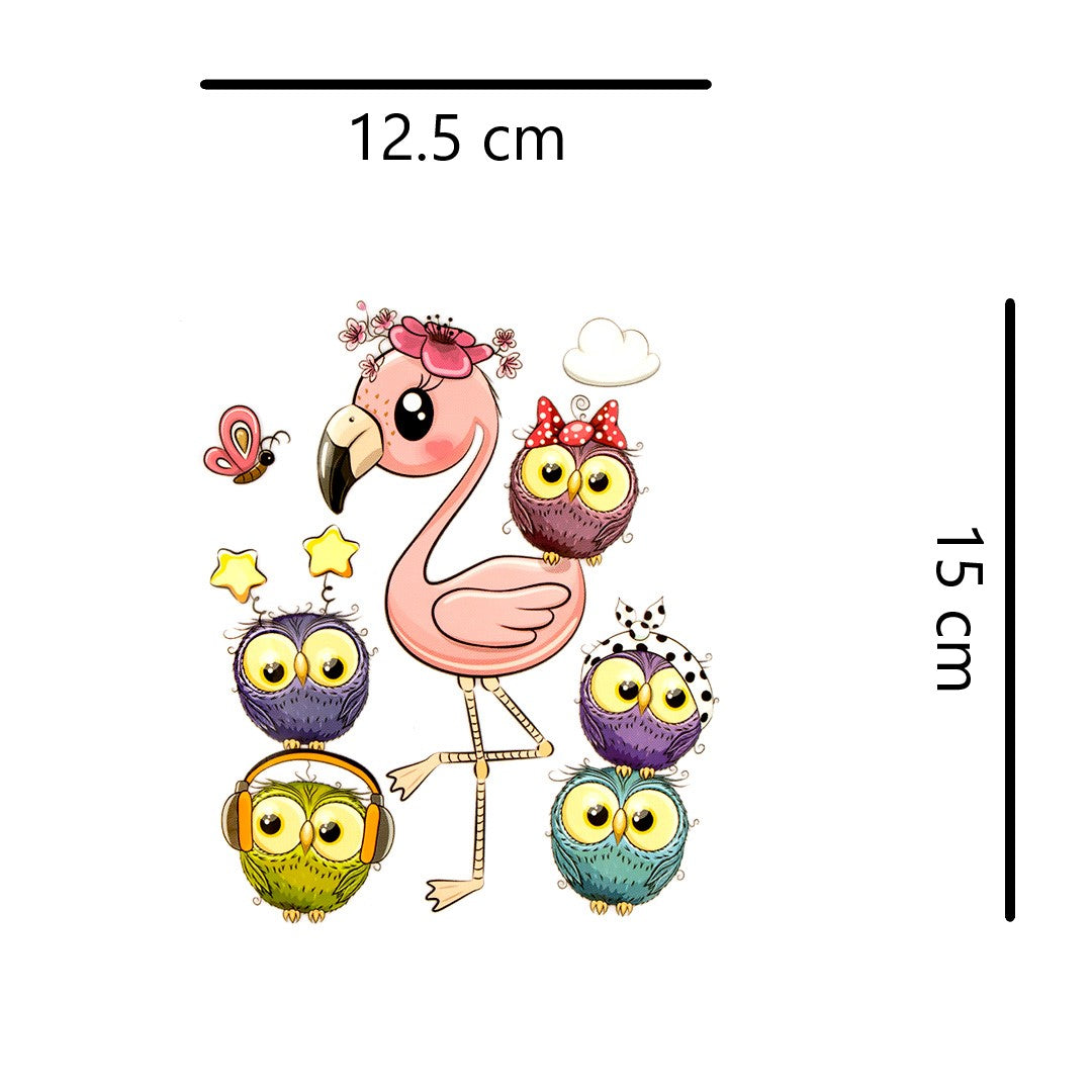 Aplique en Vinilo Flamingo BY DELUXE Chile