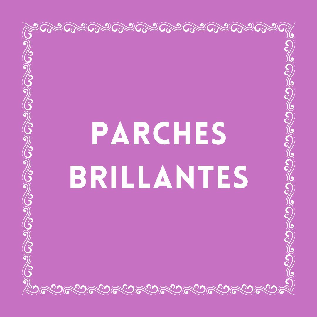 BY DELUXE Parches Brillantes