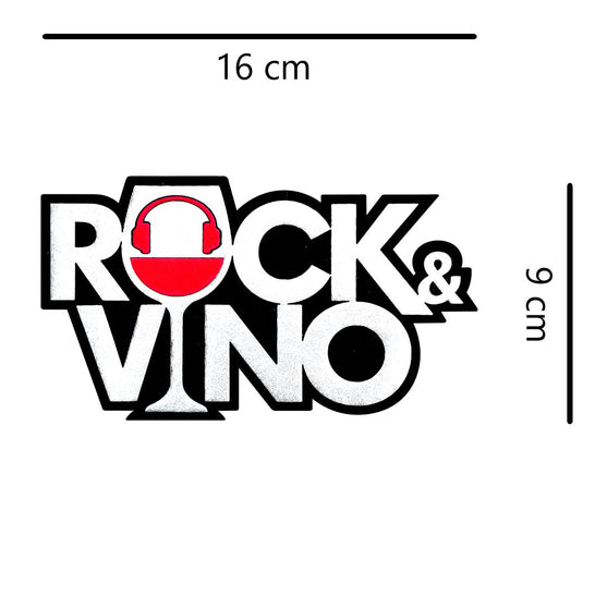 Parche R&V Metalizado Brillante 3D BY DELUXE Chile