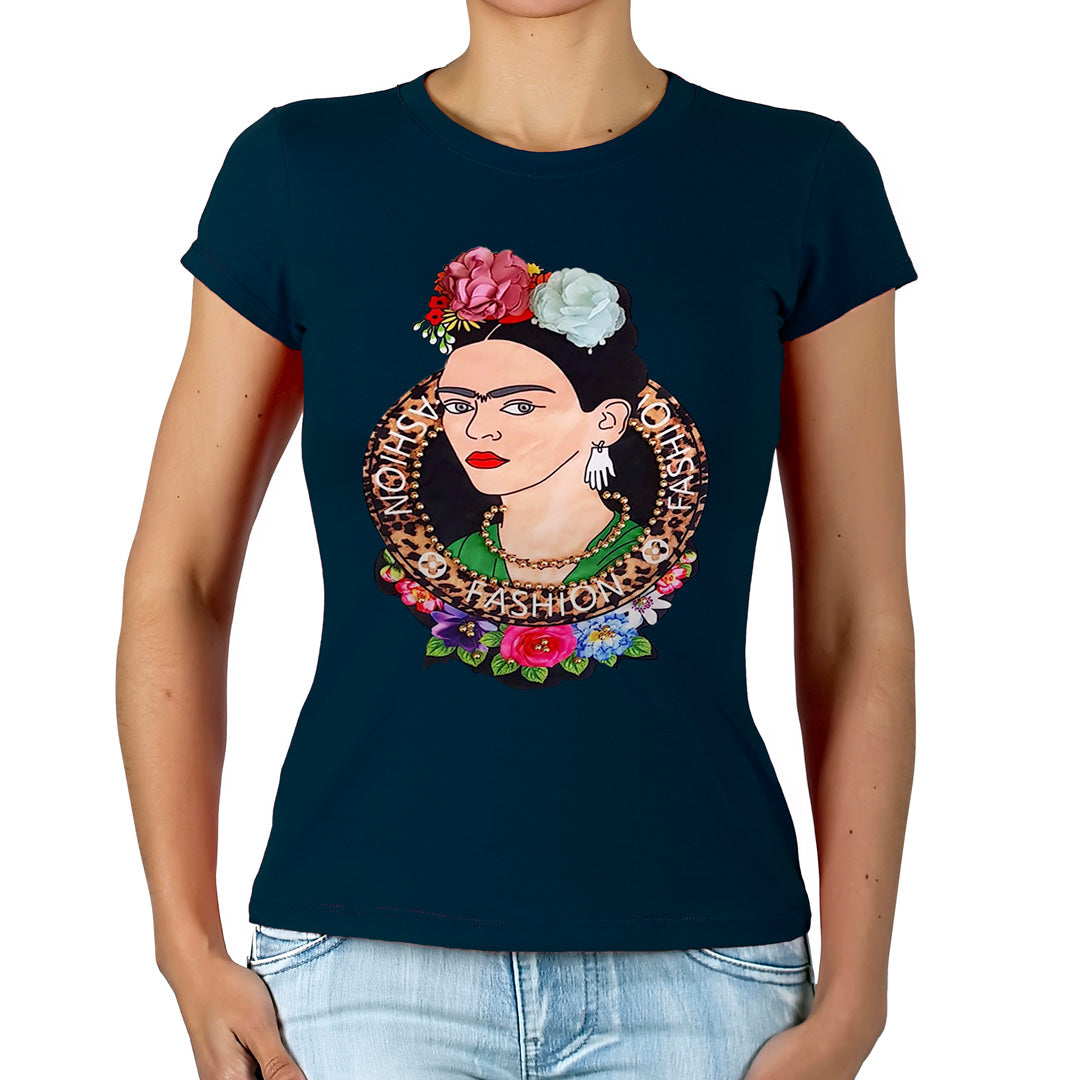 Polera Frida Flores Perlas BY DELUXE Chile