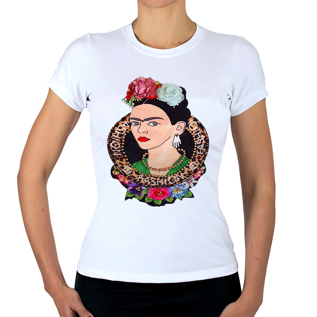 Polera Frida Flores Perlas BY DELUXE Chile