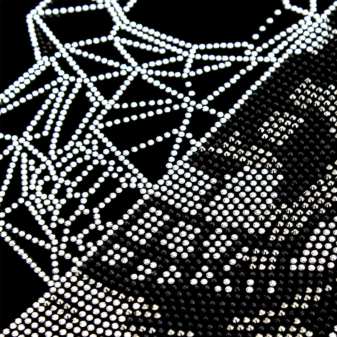 Aplique Calavera Cristal Strass BY DELUXE Chile