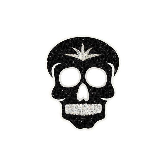 5 Unidades Parche Catrina Pequeña Negra Microlentejuelas BY DELUXE Chile