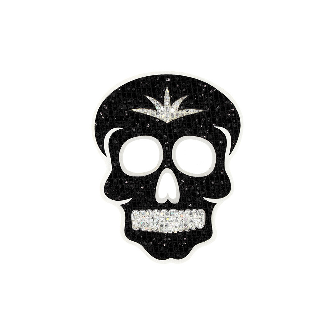 5 Unidades Parche Catrina Pequeña Negra Microlentejuelas BY DELUXE Chile