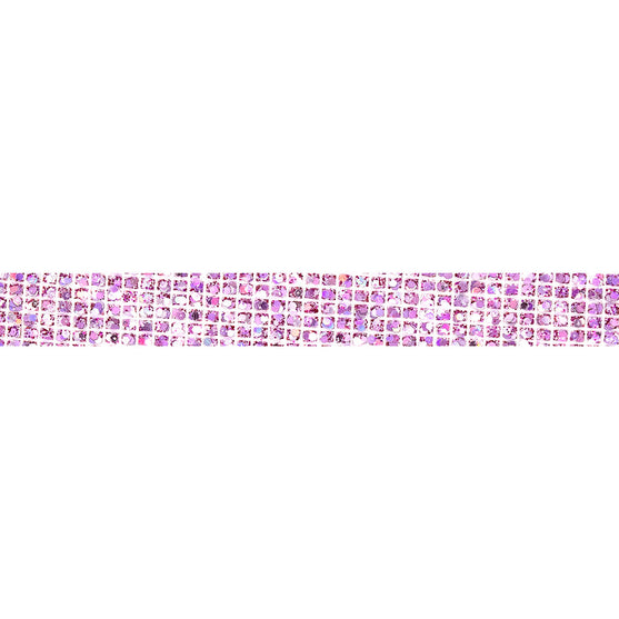 Decoración Cinta Rosada Microlentejuelas
