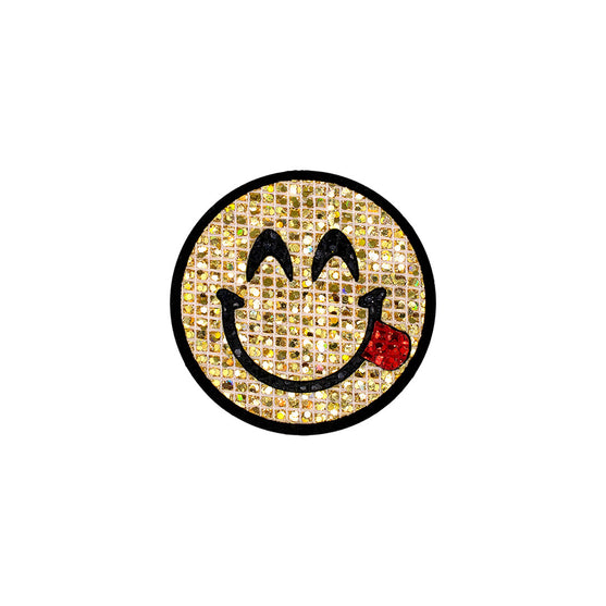 5 Unidades Parche Emoji Saboreando Microlentejuelas BY DELUXE Chile