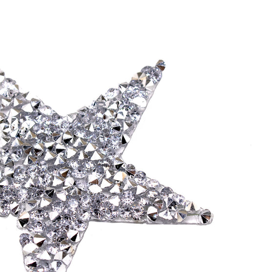 Decoración Estrella Plateada Pequeña Cristales BY DELUXE Chile