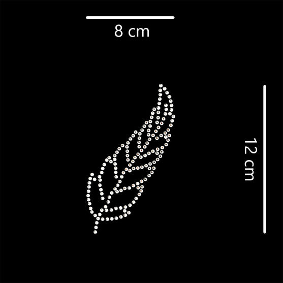 Aplique Hoja Strass BY DELUXE Chile
