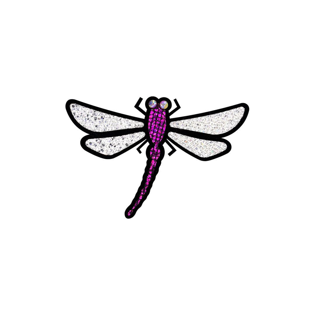 5 Unidades Parche Libélula Púrpura Microlentejuelas BY DELUXE Chile