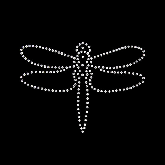 Plantilla 9 Unidades Aplique Libélula Strass