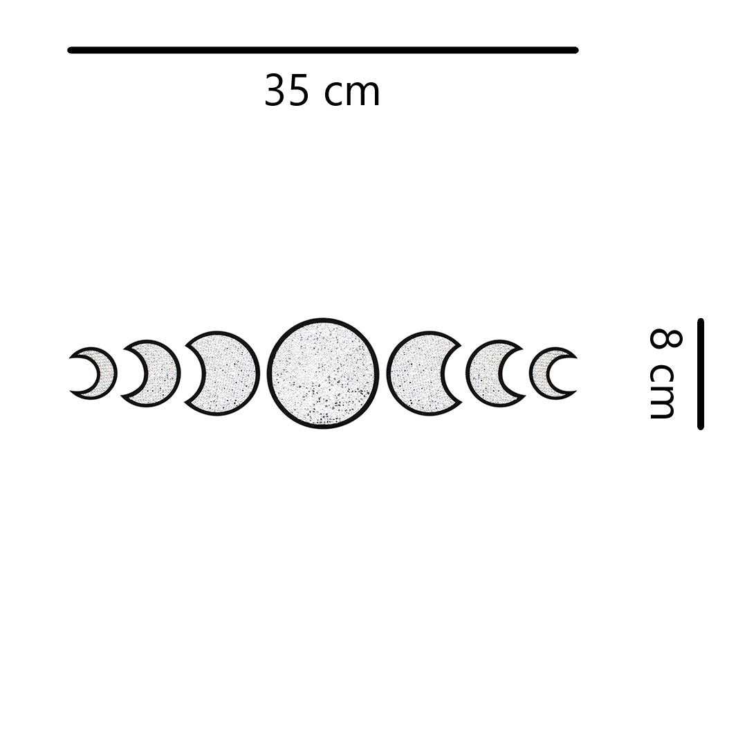 Parche Lunas Microlentejuelas BY DELUXE Chile