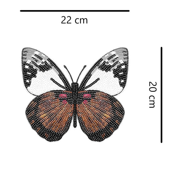 Parche Mariposa Cobre Lentejuelas BY DELUXE Chile