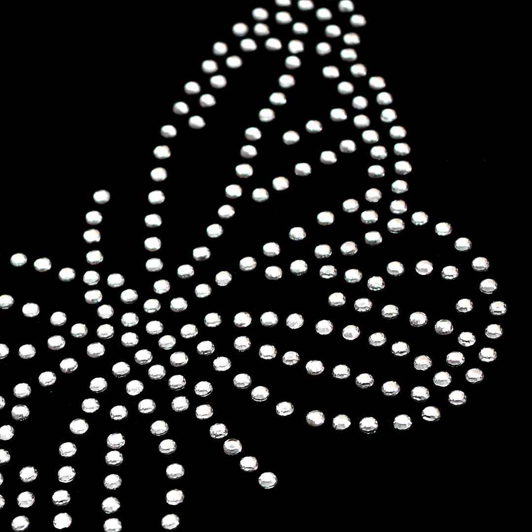 Plantilla 8 Unidades Aplique Mariposa Pequeña Strass