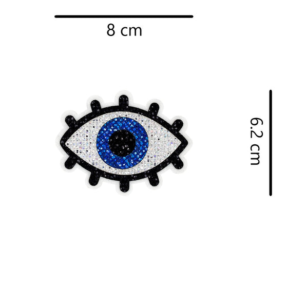 5 Unidades Parche Ojo Turco Pequeño Microlentejuelas BY DELUXE Chile