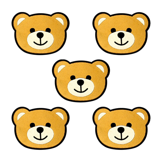 5 Unidades Parche Oso Felpa 2