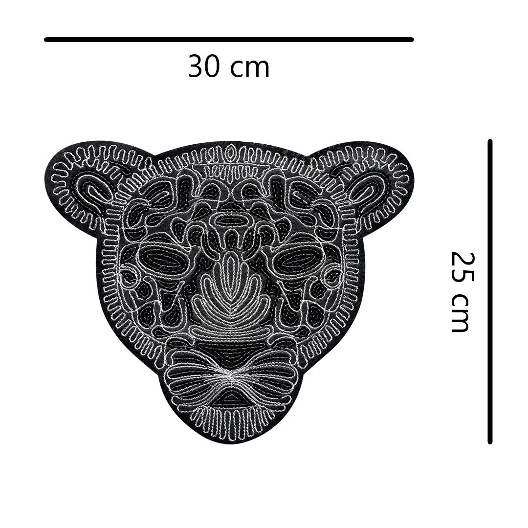 Parche Pantera Negra Grande Bordada Lentejuelas BY DELUXE Chile