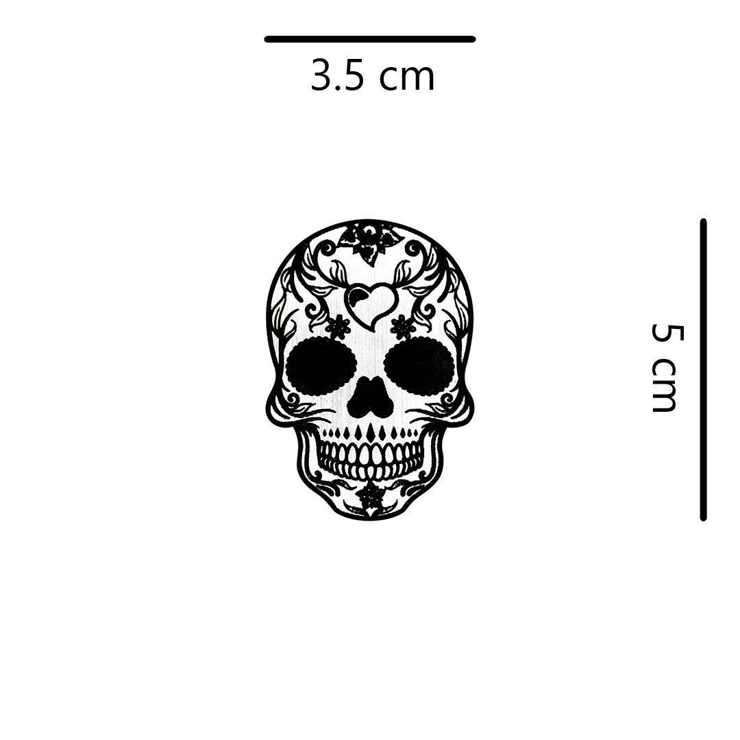 Pin Catrina Plateada 2 Acrílico