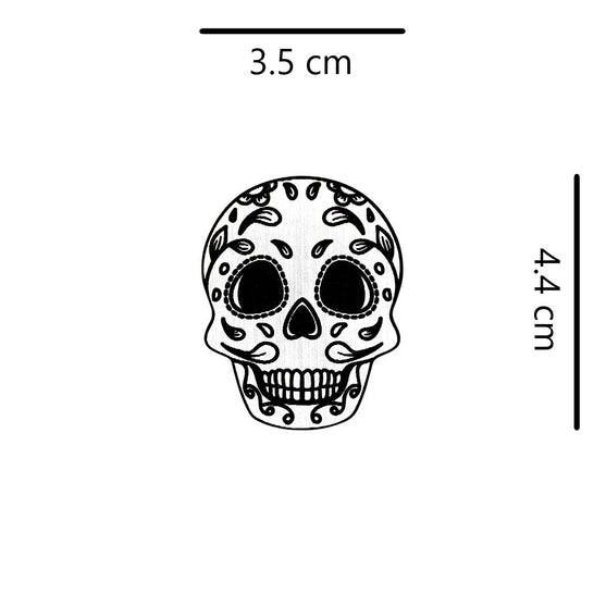 Pin Catrina Plateada Acrílico