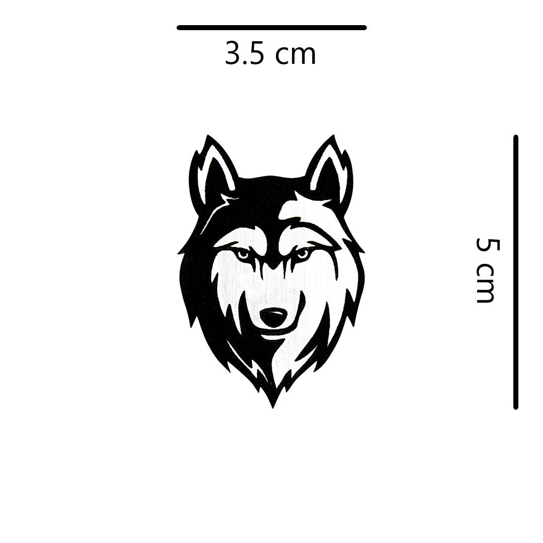 Pin Loba Plateada Acrílico