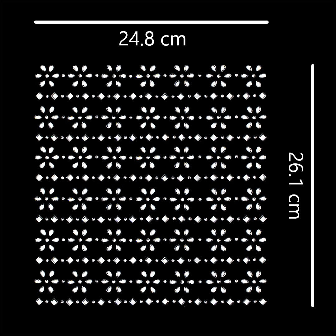 Aplique Flores Strass BY DELUXE Chile