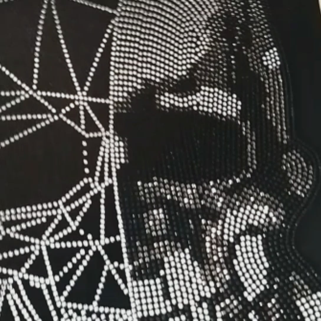 Aplique Calavera Cristal Strass BY DELUXE Chile