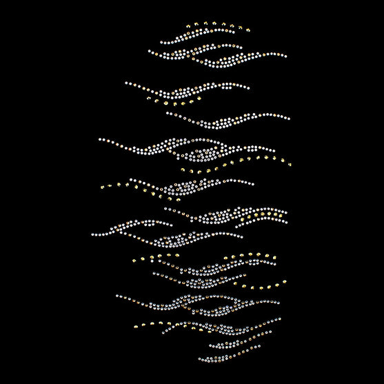 Aplique Olas Strass BY DELUXE Chile