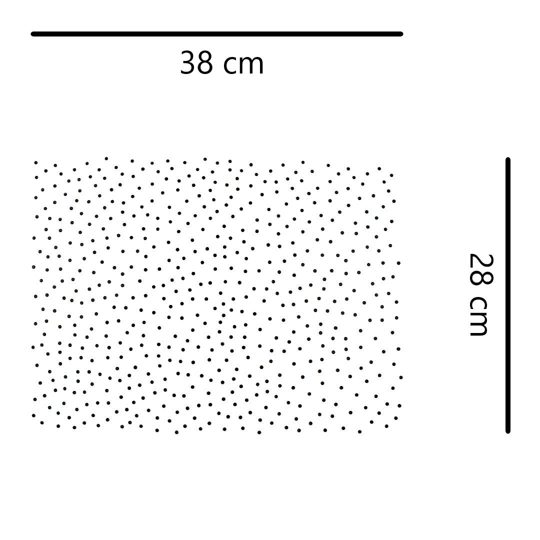 Aplique Puntos Negros Strass BY DELUXE Chile