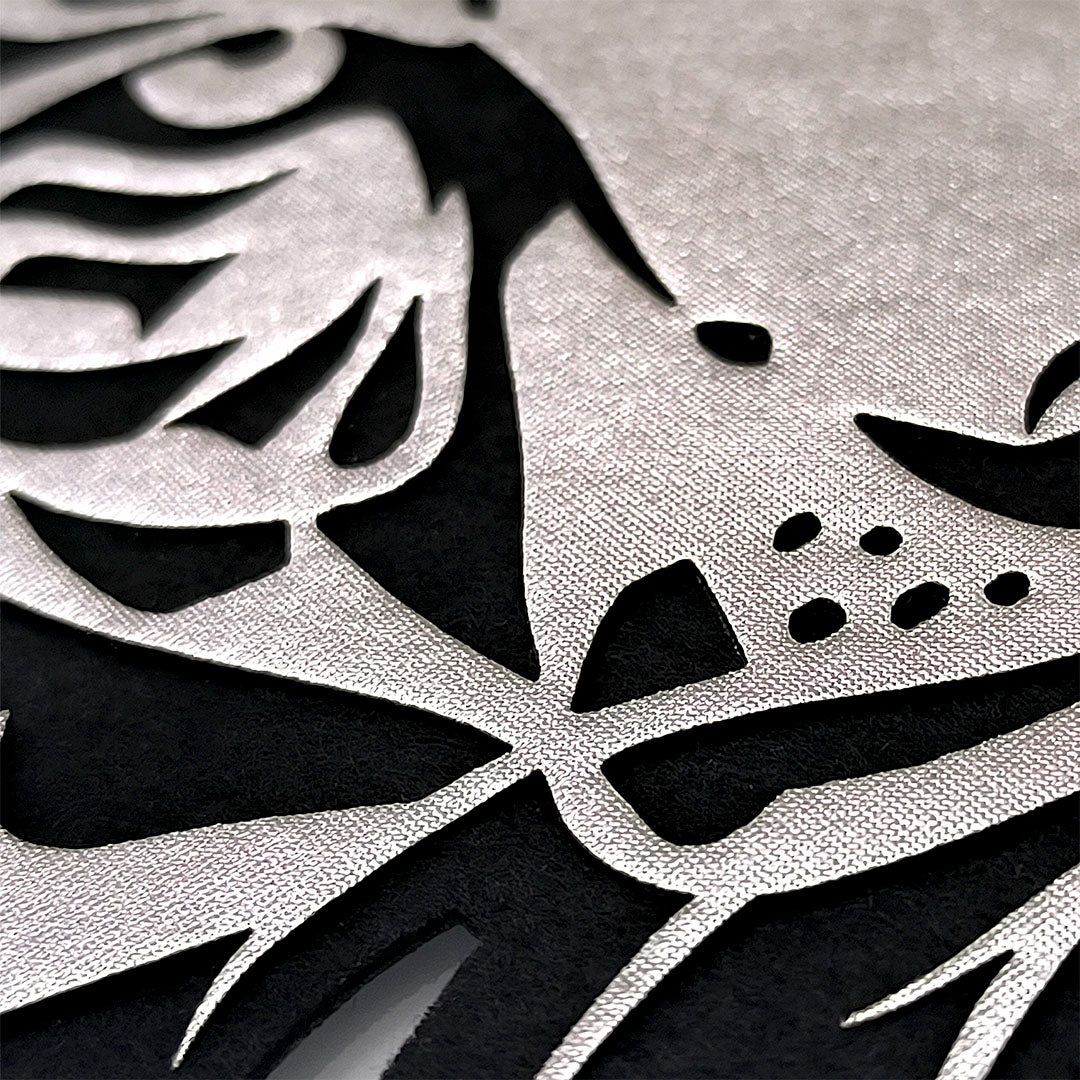 Parche Tigre Plateado Brillante 3D BY DELUXE Chile