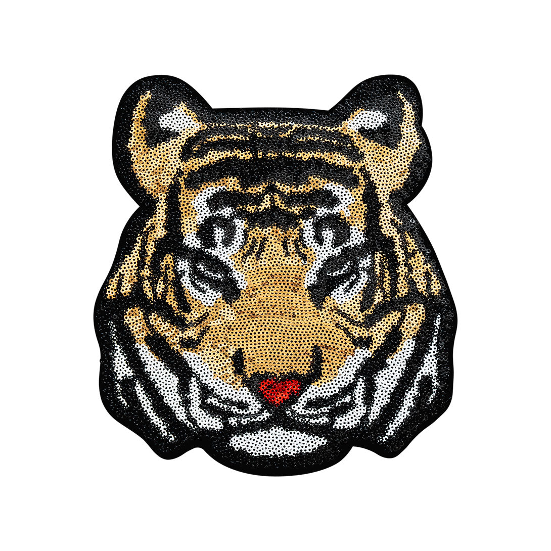 Parche Tigre Lentejuelas BY DELUXE Chile