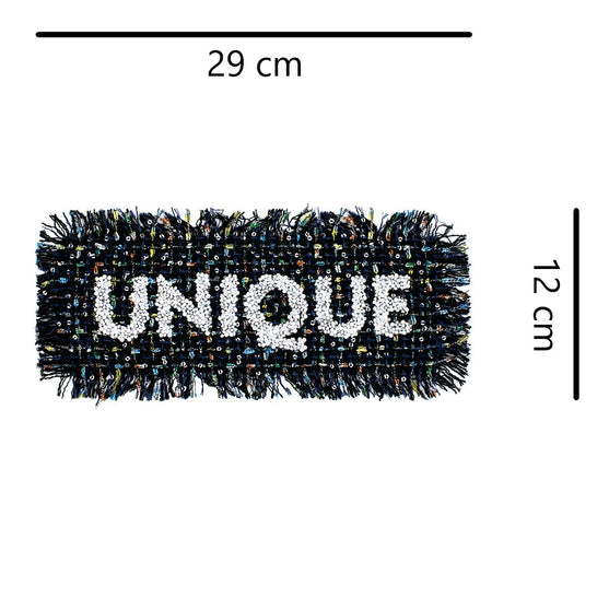Parche Unique Tweed Cristales