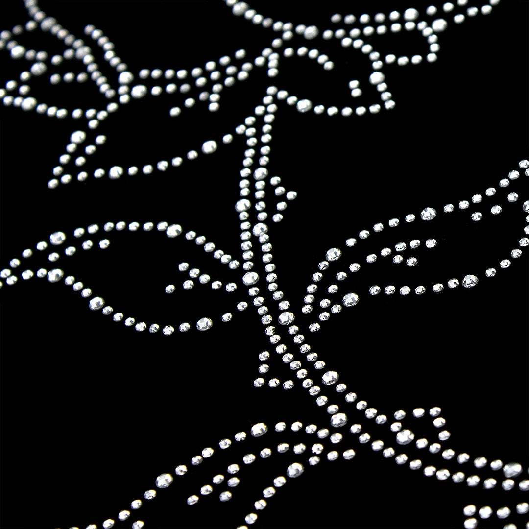 Aplique Rosas Strass BY DELUXE Chile