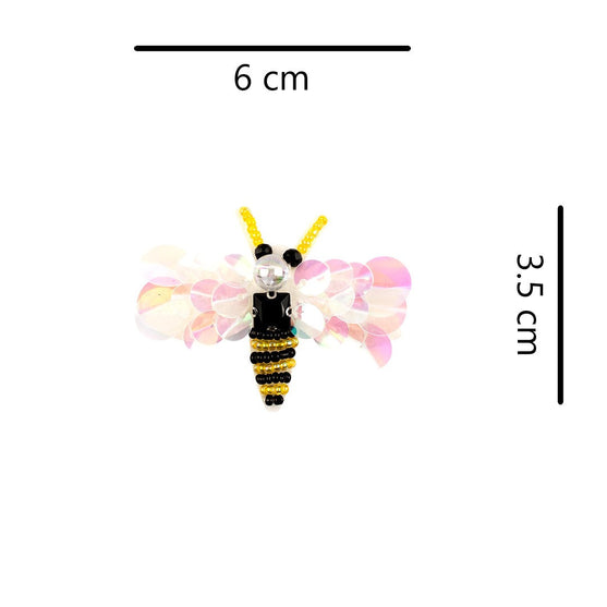 5 Unidades Decoración Abeja Lentejuelas BY DELUXE Chile