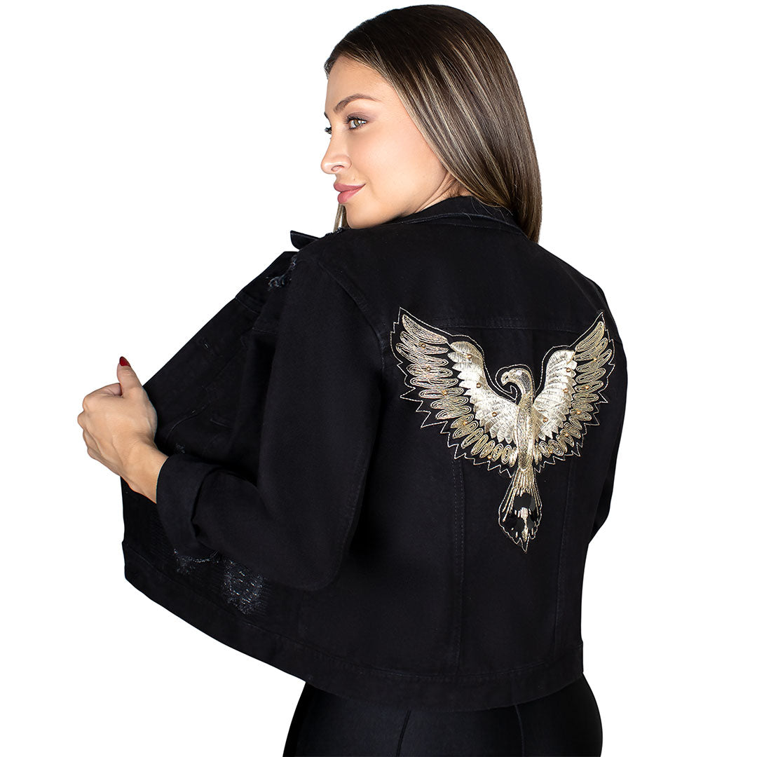Aplique Águila Dorada Grande Lentejuelas BY DELUXE Chile