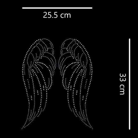 Aplique Alas Strass BY DELUXE Chile